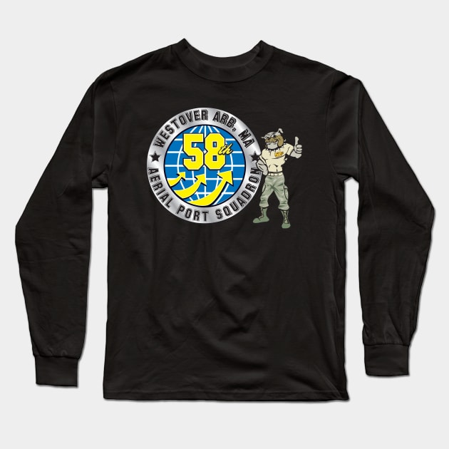 58 APS PORT DAWG Logo Long Sleeve T-Shirt by APS58